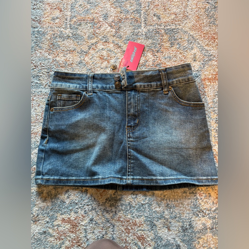 Jean Mini Skirt